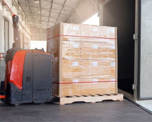 Verpackung und Umschlag von Transportgut